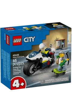 Конструктор LEGO City переслідування на поліцейському мотоциклі, арт. 60455