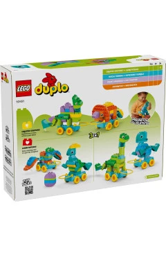 Конструктор LEGO DUPLO Town динозаври на колесах 3в1, арт. 10451
