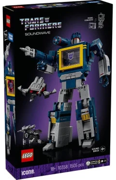 Конструктор LEGO Icons Transformers: Саундвейв, арт. 10358