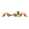 Игровой набор Infinity Nado VII Power Battle Thunder Shadow Hunter vs Fiery Blast Wheel, арт. EU664180