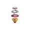 Игровой набор Infinity Nado VII Power Battle Thunder Shadow Hunter vs Fiery Blast Wheel, арт. EU664180