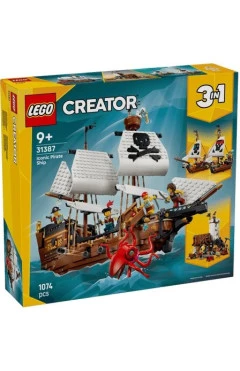 Конструктор LEGO Creator культовий піратський корабель, арт. 31387