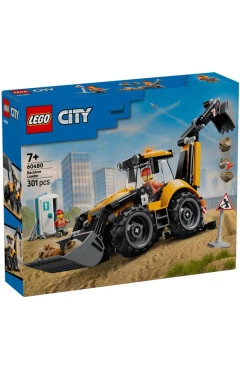 Конструктор LEGO City жёлтый экскаватор-погрузчик, арт. 60480