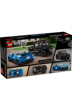 Конструктор LEGO Speed Champions Jaguar Project 7 та Land Rover Defender, арт. 77264