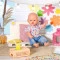 Одежда для куклы BABY BORN - цветочный джинс (43 cm), арт. 832677