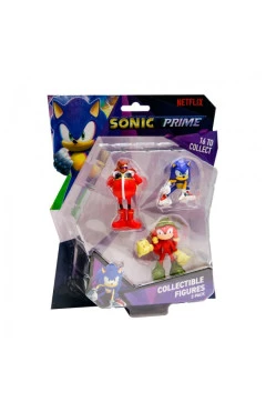 Набор фигурок Sonic Prime – Соник, Наклз, Доктор Эггман 3 шт 6,5 см, арт. SON2020D
