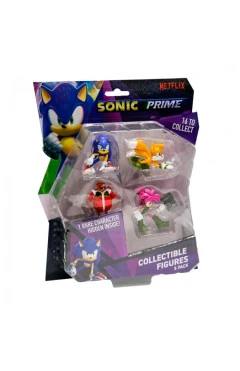 Набір ігрових фігурок SONIC PRIME – ПРИГОДИ ЕМІ (5 фігурок, 6,5 cm)