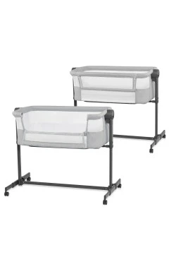 Приставная кроватка-люлька Kinderkraft Neste Up 2 light grey, арт. 301139