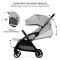 Прогулочная коляска Kinderkraft Apino dove grey, арт. 301141