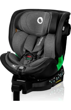 Автокресло Lionelo HARMONY I-SIZE grey graphite leather