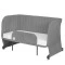 Кроватка Lionelo THOMI PLUS grey concrete