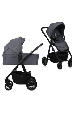 Коляска універсальна 2 в 1 Lionelo amber plus grey graphite