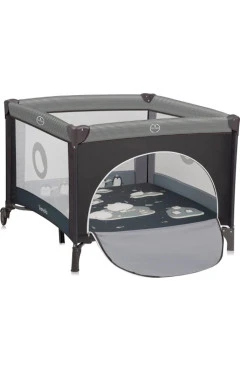 Дитячий манеж Lionelo bonnie grey scandi