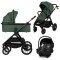 Універсальна коляска 3 в 1 Lionelo LAYLA 3IN1 green forest