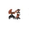 Универсальная коляска 3 в 1 Lionelo LAYLA 3IN1 brown rust