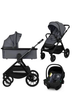 Універсальна коляска 3 в 1 Lionelo LAYLA 3IN1 grey stone