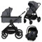 Універсальна коляска 3 в 1 Lionelo LAYLA 3IN1 grey stone