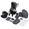Коляска універсальна 3 в 1 Lionelo AMBER PLUS 3IN1 grey graphite