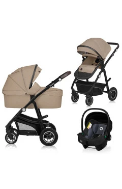 Коляска універсальна 3 в 1 Lionelo BIANKA 3IN1 beige sand