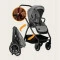 Универсальная коляска 3 в 1 Lionelo MERIL 3IN1 grey stone, арт. 98001160