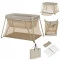 Кроватка-манеж Lionelo ALICE beige olive, арт. 110335014
