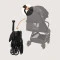Прогулочная коляска Lionelo JULIE AIR black onyx, арт. 109383886