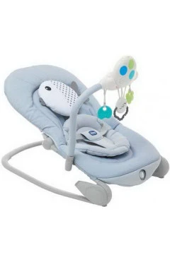 Крісло-гойдалка Chicco Balloon, цв. 39 (голубий), світло, музика, запис голосу, арт. 79652.39