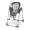 Стільчик для годування з функцією гойдалки Lionelo LAURICE grey stone