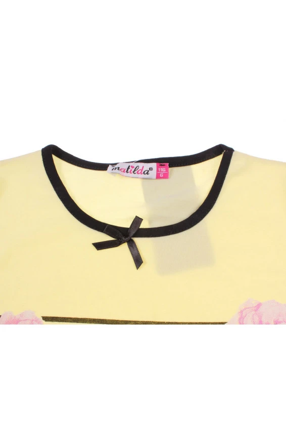 Піжама, для девочек, жовтий, 910273