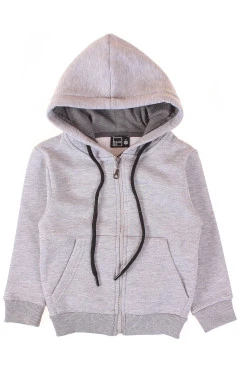 Толстовка для мальчика, на флисе, серый, Cloise
