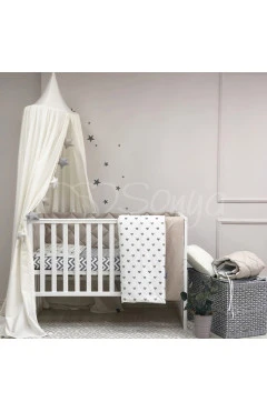 Комплект Baby Mix Серо-бежевые сердца ст.