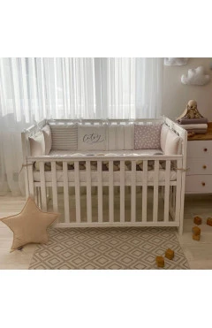 Бортики Арт Дизайн Cutey простирадло бежевий стандарт овал, арт. 0739112