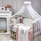 Комплект постельного белья для новорожденного elegance какао, стандарт овал, арт. 0245420