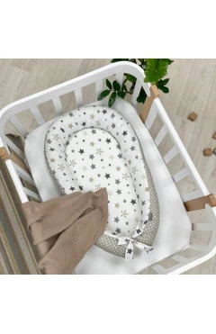 Кокон Baby Design Старс серо-бежевый, арт. 5019433