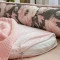 Кокон Baby Design акварельні квіти на темному, арт. 5019598