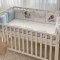 Бортики Арт Дизайн Baby Teddy + простыня, голубой, стандарт, овал, арт. 0739107