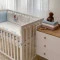 Бортики Арт Дизайн Baby Teddy + простыня, голубой, стандарт, овал, арт. 0739107