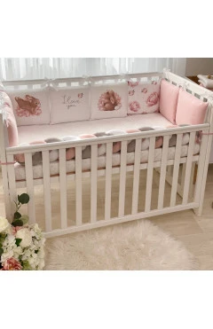 Бортики Арт Дизайн пионы + простыня, стандарт, овал, арт. 073980