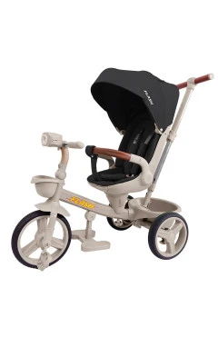 Велосипед трехколесный TILLY FLASH T-3812 темно-серый /1/