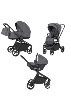 Коляска универсальная CARRELLO Epica CRL-8511 (3in1) iron grey /1/