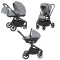Коляска універсальна CARRELLO Epica CRL-8511 (3in1) silver grey /1/