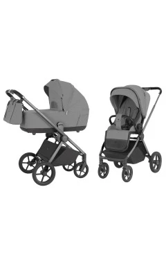 Коляска універсальна CARRELLO Ultra CRL-6527 2в1 silk grey /1/