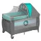 Кроватка-манеж Lionelo SVEN PLUS turquoise / grey, арт. 21201477