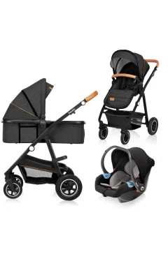 Универсальная коляска 3 в 1 Lionelo AMBER GREY GRAPHITE, арт. 31579429