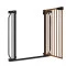 Защитный бортик Lionelo TRUUS SLIM black carbon natural, арт. 77644461