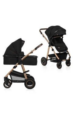 Универсальная коляска 2 в 1 Lionelo AMBER BLACK ONYX, арт. 82220063