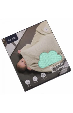 Покривало Lionelo BAMBOO BLANKET green mint, арт. 82356602