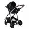 Універсальна коляска 3 в 1 Lionelo AMBER BLACK SILVER, арт. 88660193