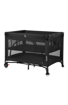 Кроватка-манеж Lionelo LAURA black carbon, арт. 102504547