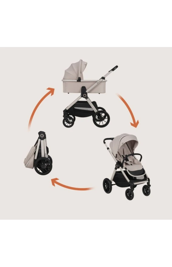 Универсальная коляска 2 в 1 Lionelo LAYLA 2IN1 beige sand, арт. 129598626